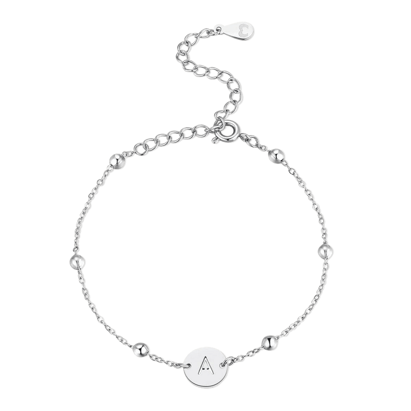 Bracelet cercle initiale