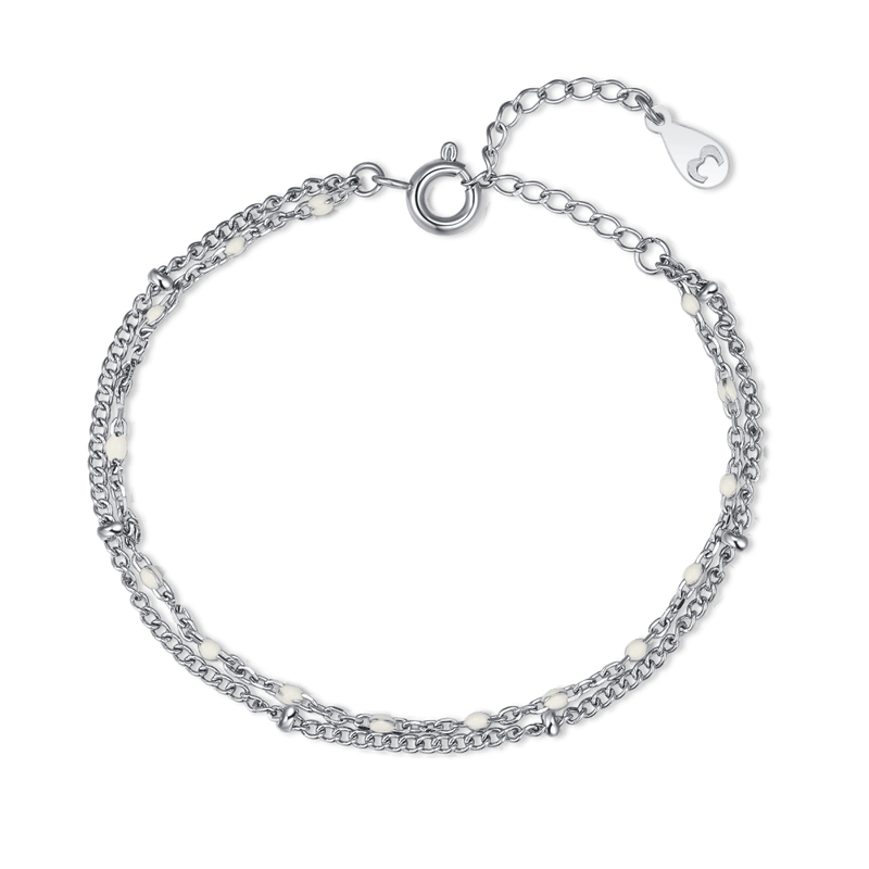Bracelet Perles blanches