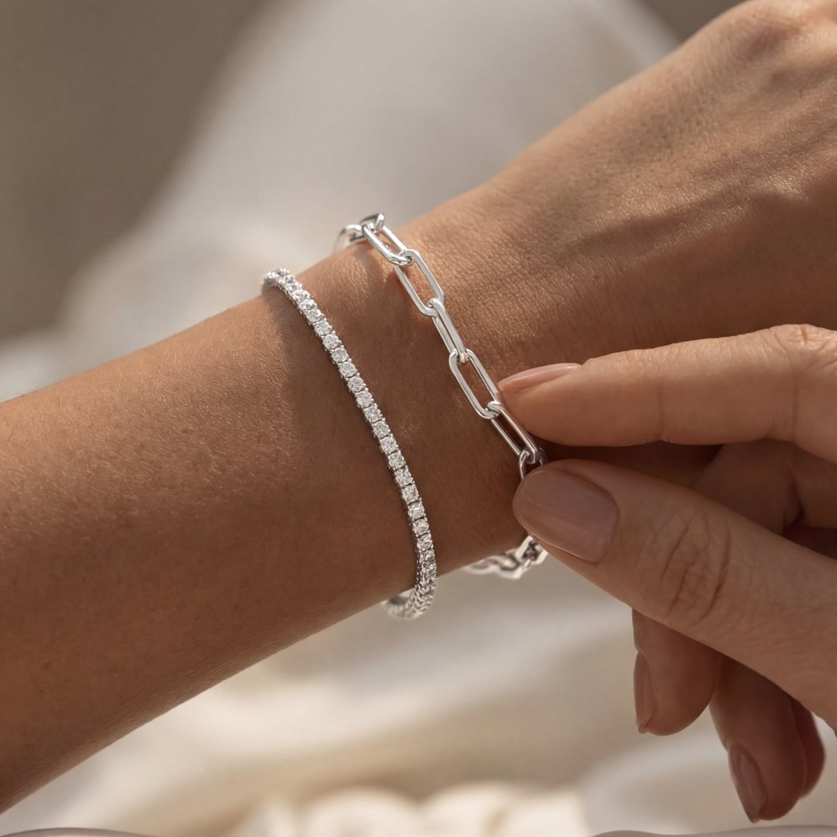 Pulsera Eslabón Rectangular - LePetiteMarie
