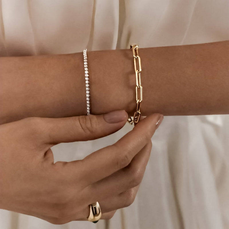 Bracelet Maillon Rectangulaire