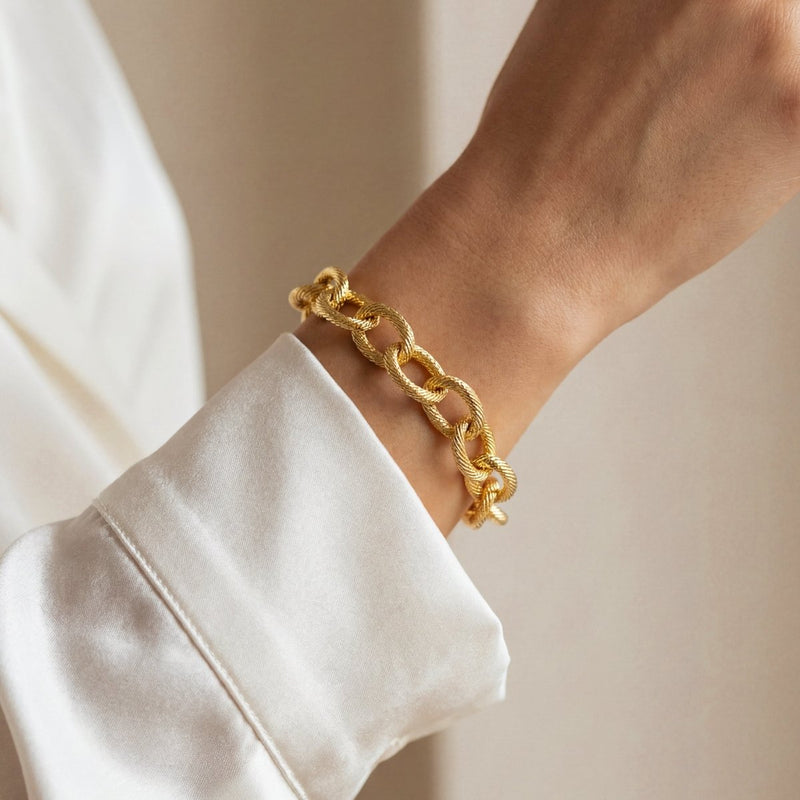 Bracelet Maillon Tressé