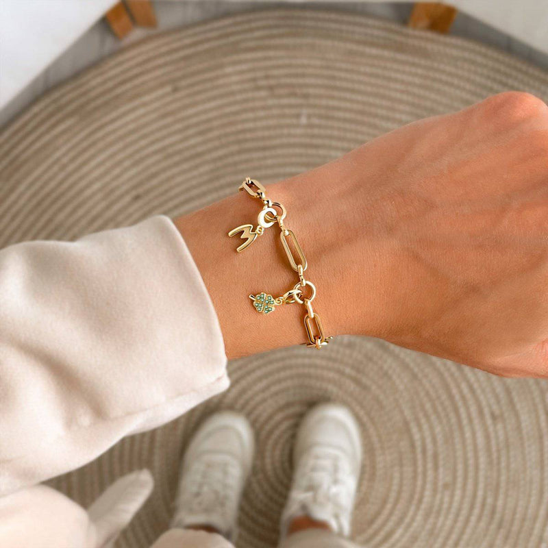 Bracelet maillon et cercle