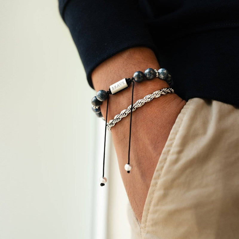 Bracelet homme BRAVE spirale