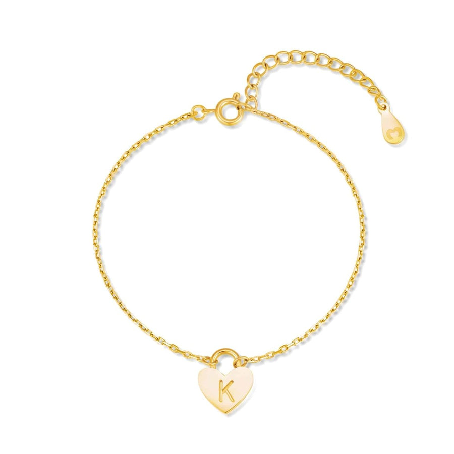 Bracelet cœur initiale