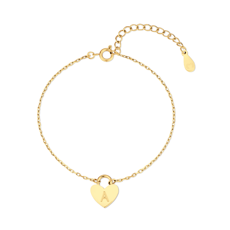Bracelet Initial Cœur