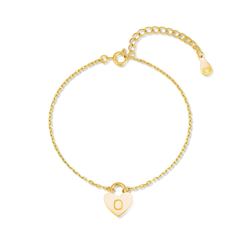 Bracelet cœur initiale