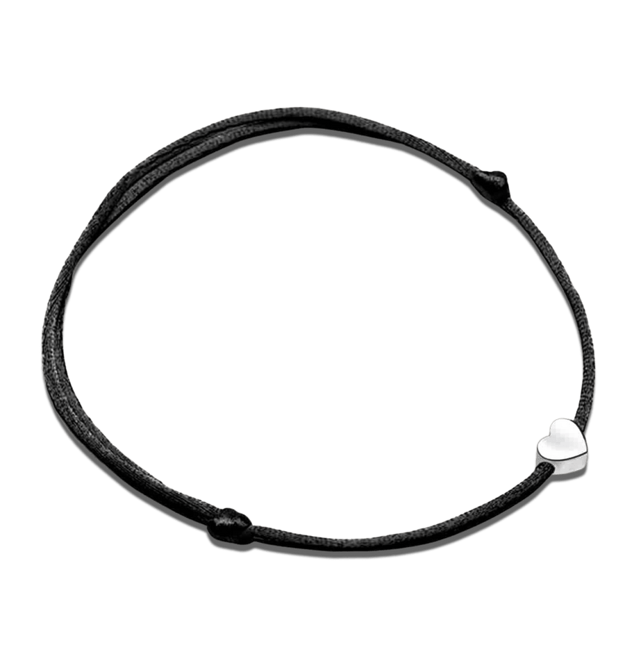 Bracelet Little Love · Argent / Noire