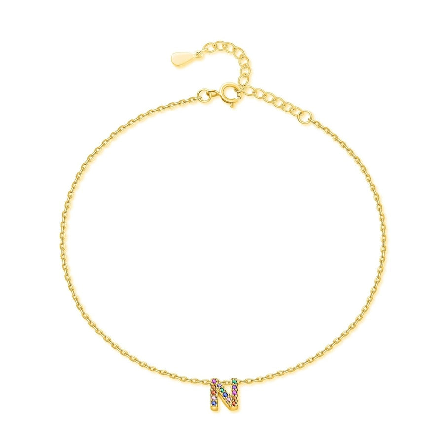 Bracciale Iniziale Shiny · Placcatura in Oro 18K / N
