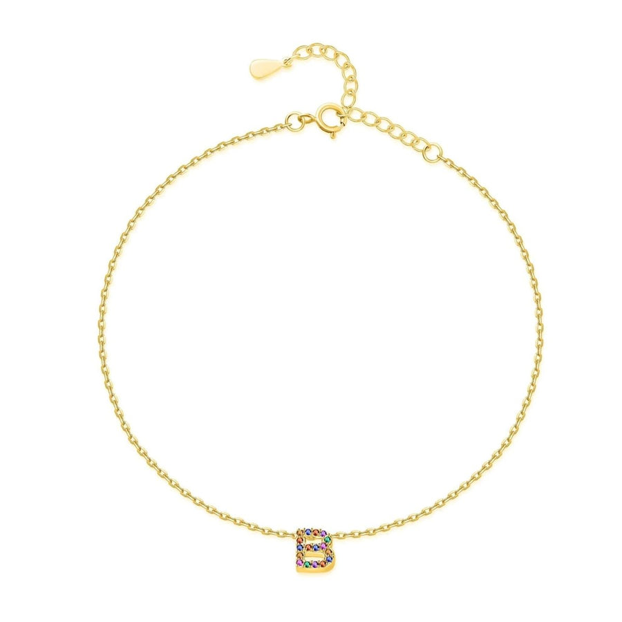 Bracciale Iniziale Shiny · Placcatura in Oro 18K / B