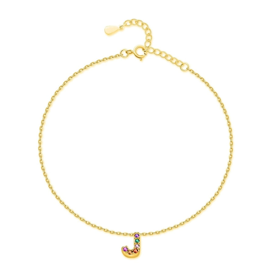Bracciale Iniziale Shiny · Placcatura in Oro 18K / J