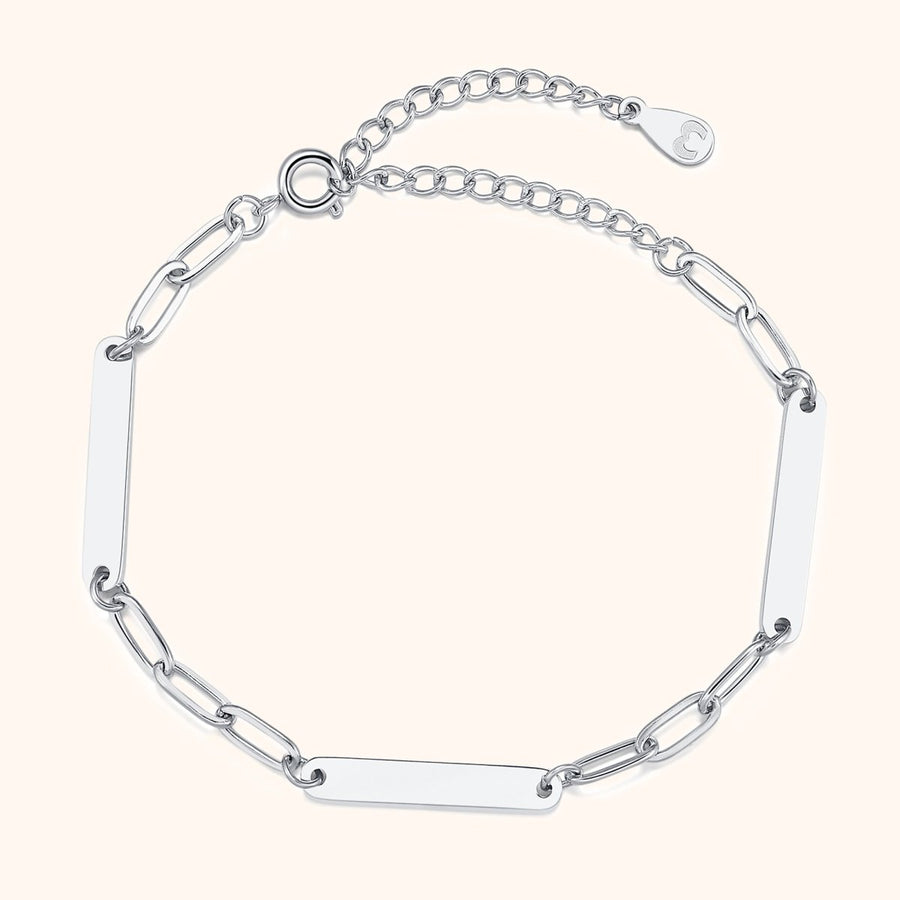 Bracelet Unions - Personnalisé · Argent / 3 Prénoms