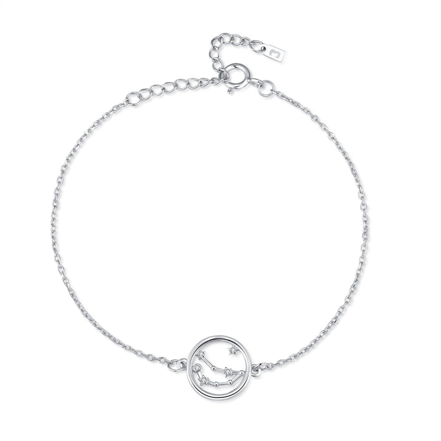 Glänzendes Sternzeichen-Armband · Silber / Steinbock