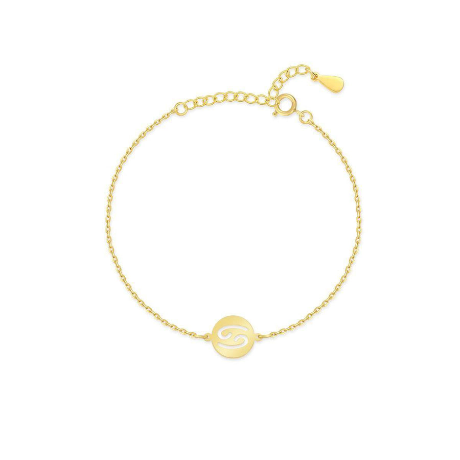 Bracelet du zodiaque · Plaqué Or 18K / Cancer