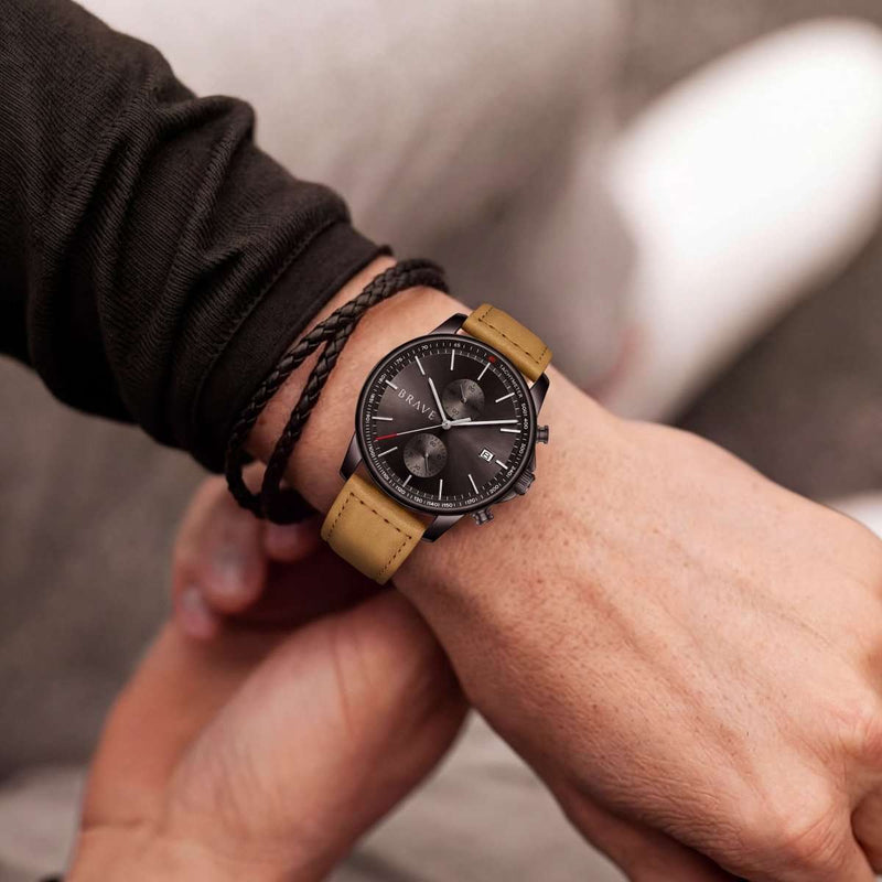 Montre BRAVE ~ Atlantis Black