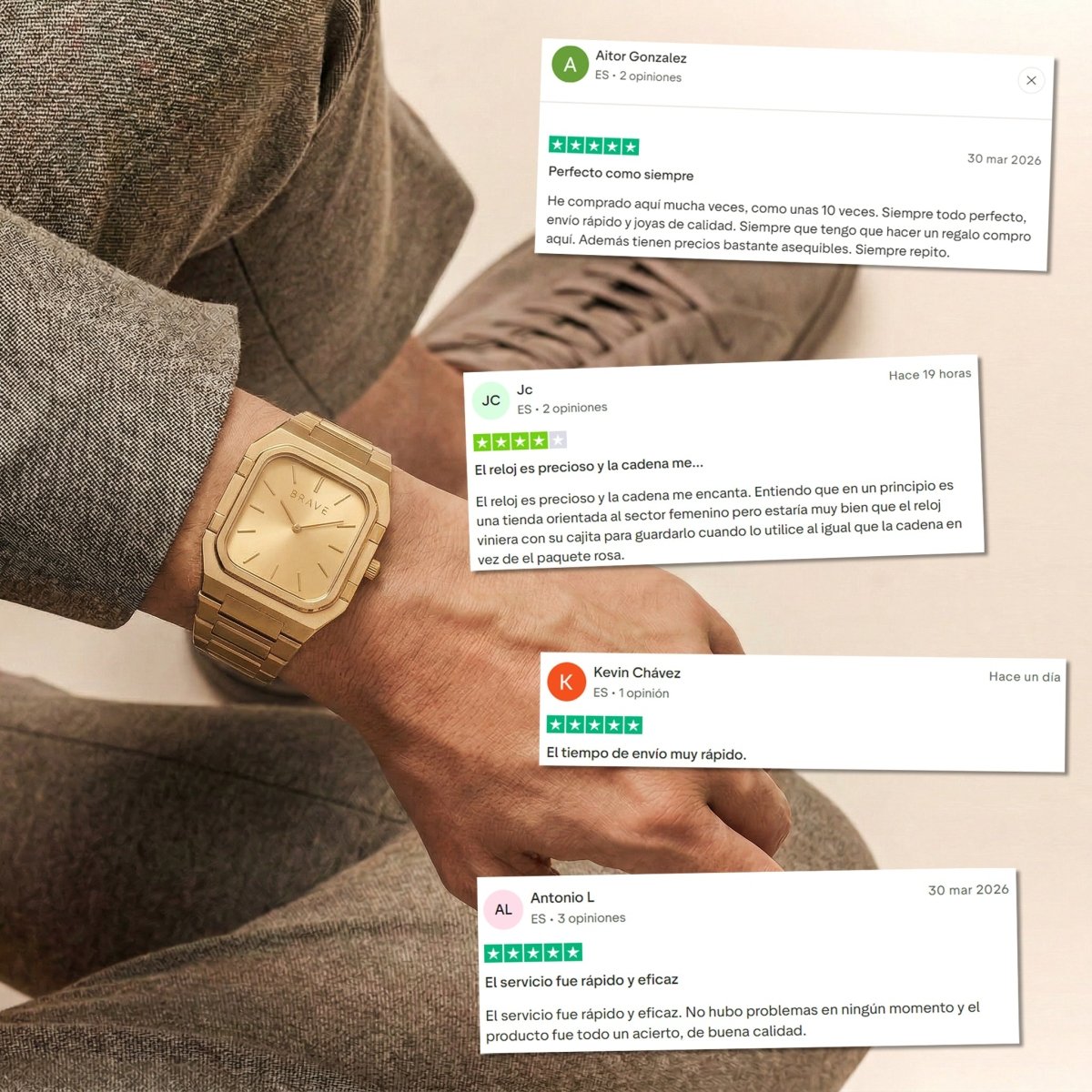 Reloj BRAVE ~ Brando GoldPassion - LePetiteMarie