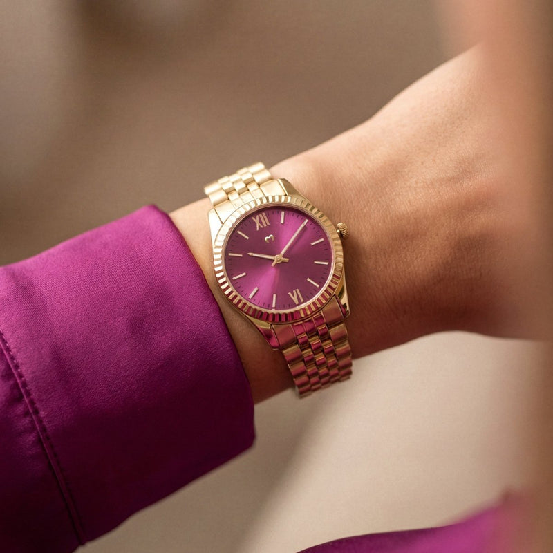 Montre ~ Century Gold-Garnet