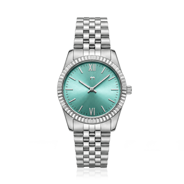 Orologio Century Silver-Soft Green