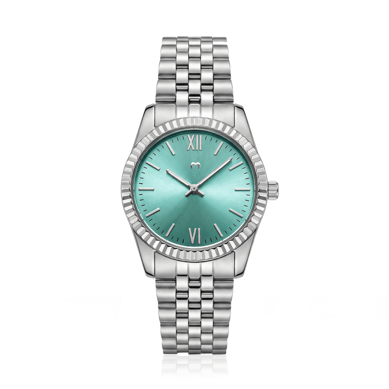 Montre ~ Century Silver-Soft Green