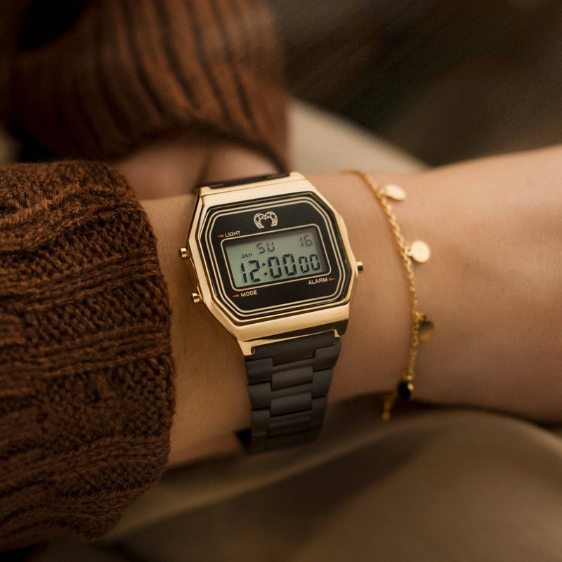 Montre numérique vintage ~ BlackGold