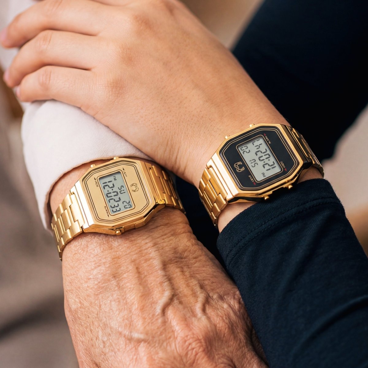 Reloj Digital Vintage ~ Oro - LePetiteMarie