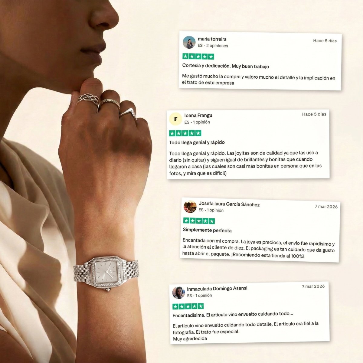 Reloj ~ Hampton Lux Silver - LePetiteMarie