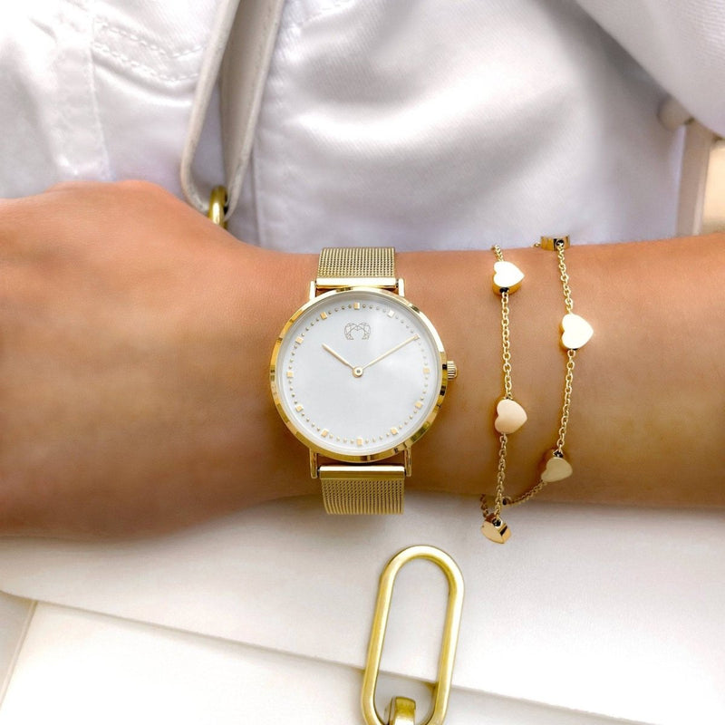 Montre Juliet ~ Or blanc