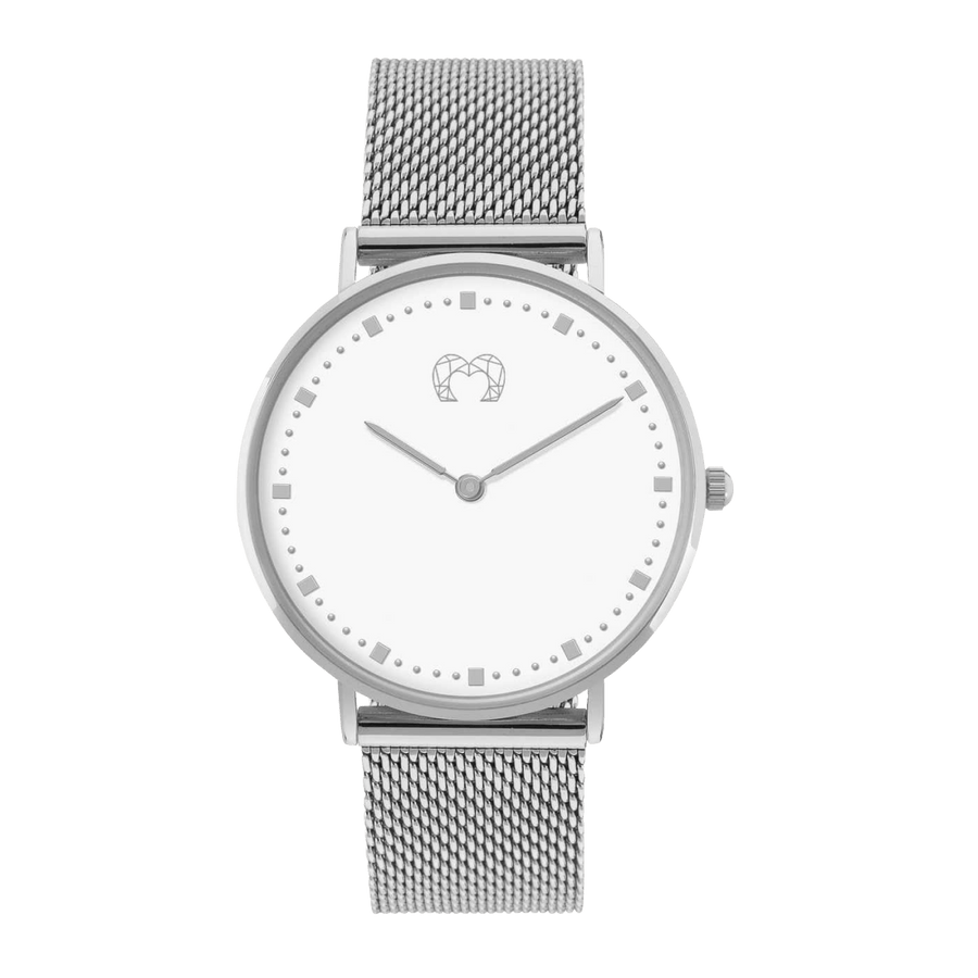 Montre Juliet ~ Argent blanc