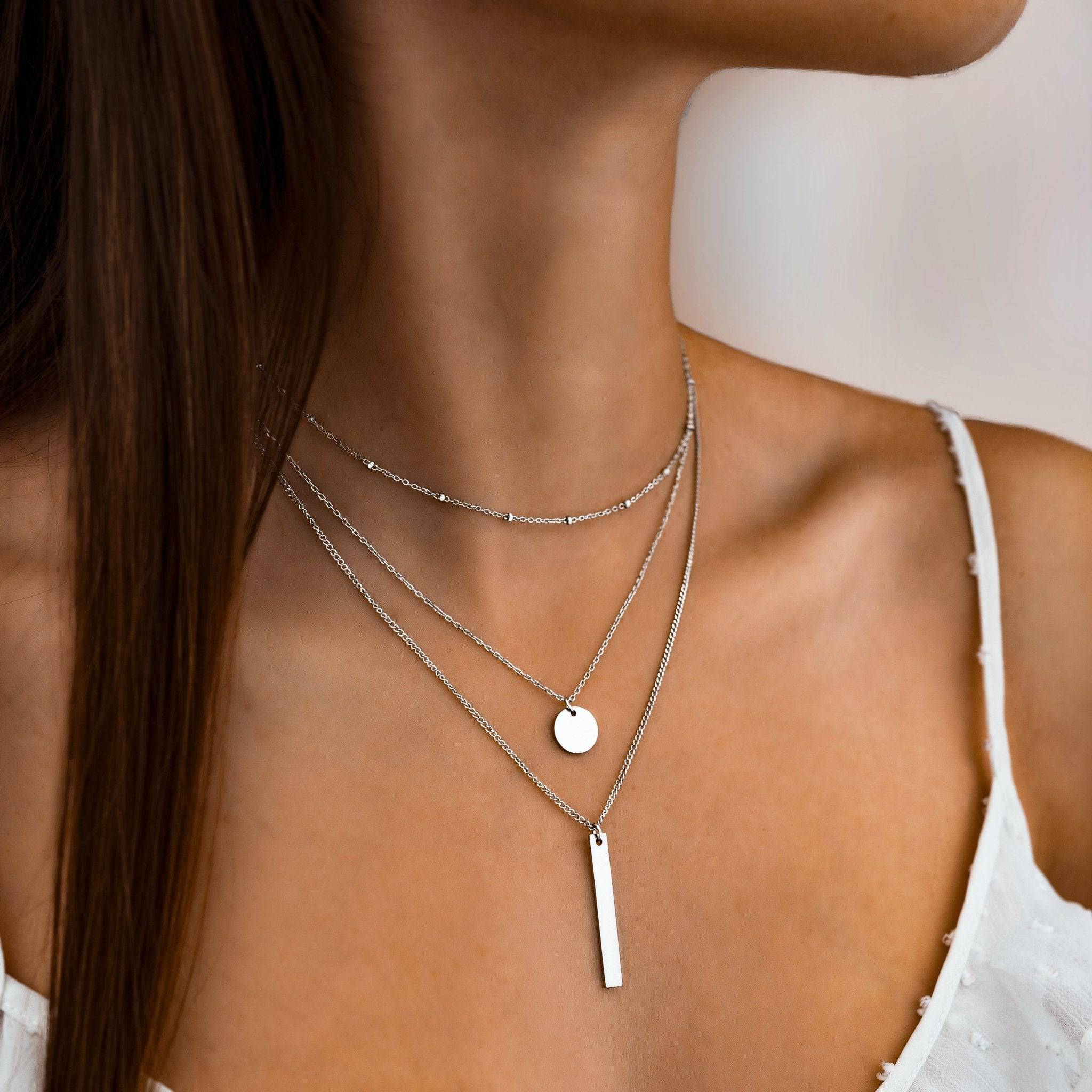 "Majestic" Necklace ~ Gold/RoseGold/Silver - SophiaJewels