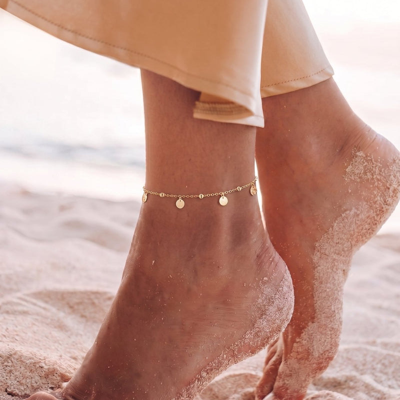Bracelet de cheville arabesque