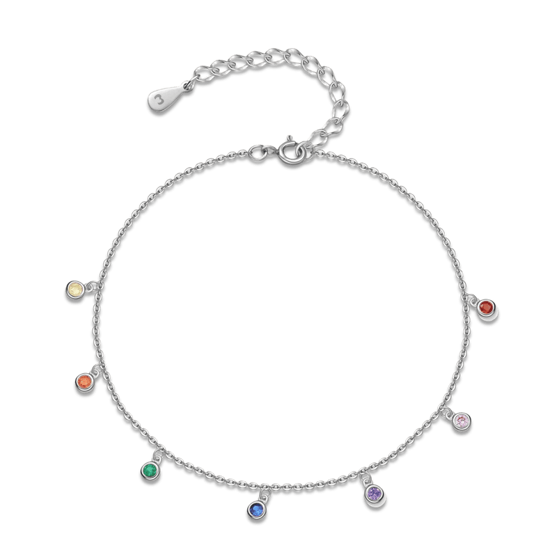 Bracelet de cheville à petits brillants