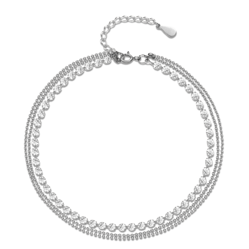 Bracelet de cheville brillant