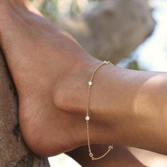 Bracelet de cheville Diamonds