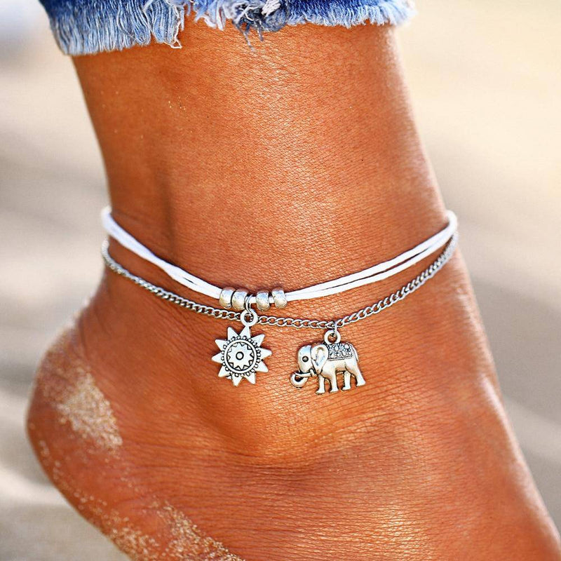 Bracelet de cheville Elephant-Sun