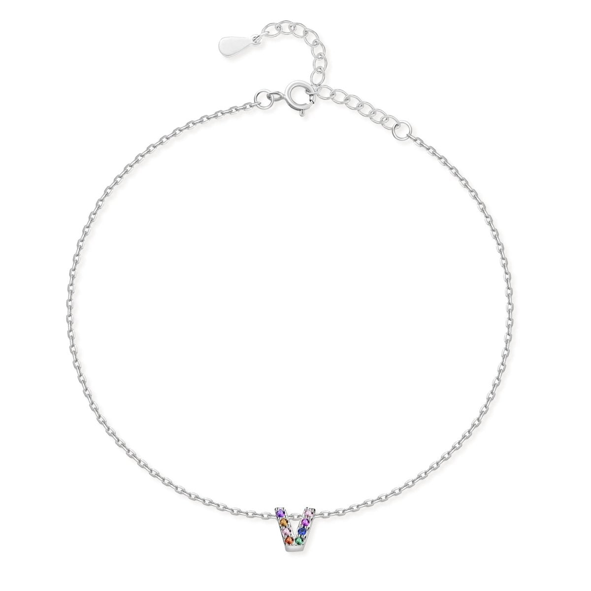 Tobillera Inicial Irisada - LePetiteMarie