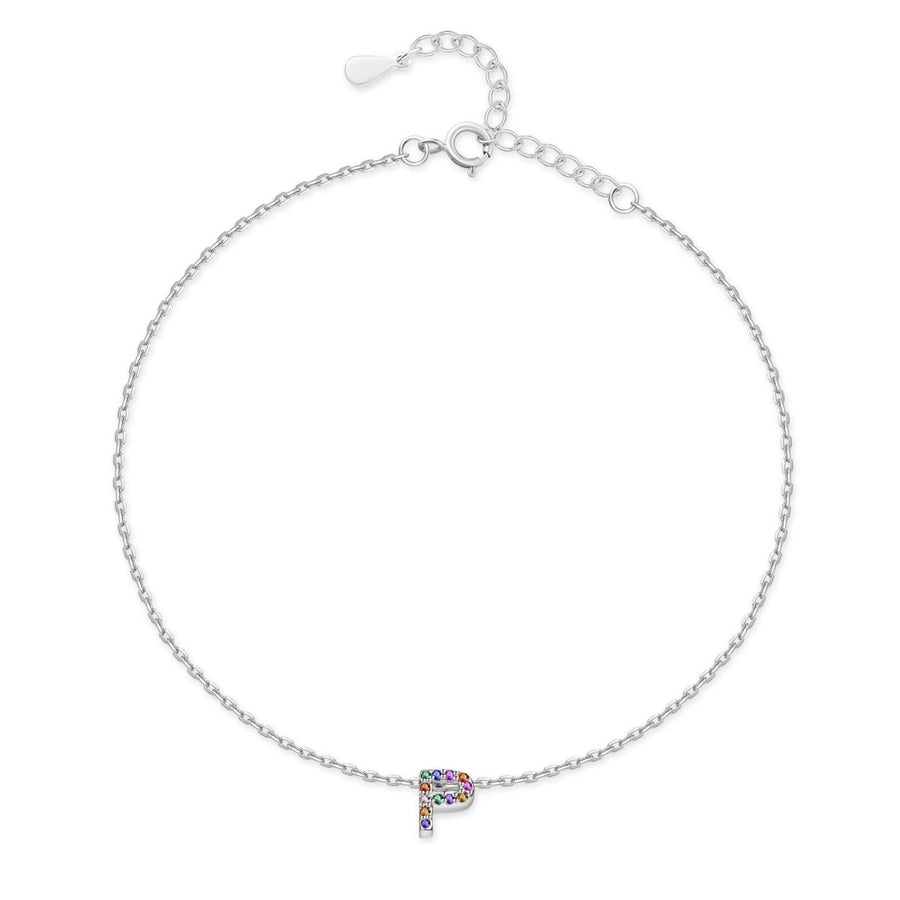 Tobillera Inicial Irisada - LePetiteMarie