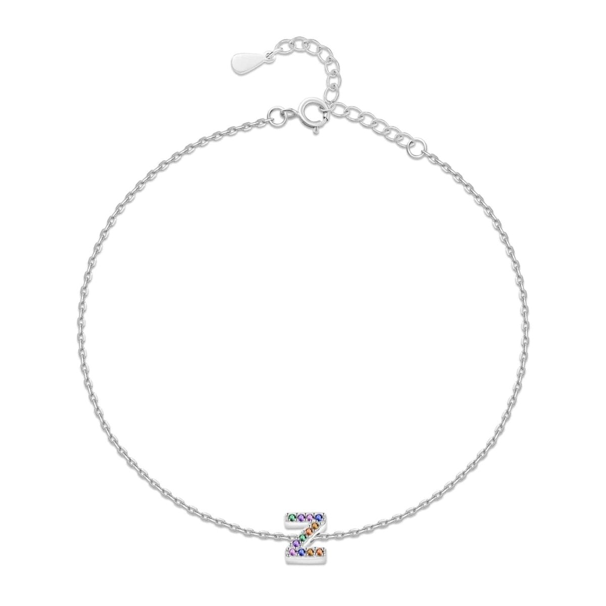 Tobillera Inicial Irisada - LePetiteMarie