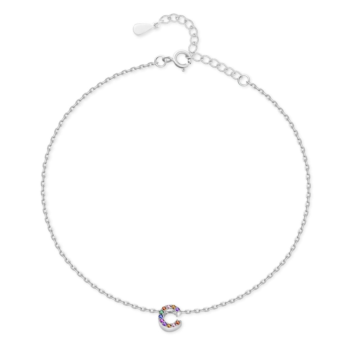 Tobillera Inicial Irisada - LePetiteMarie
