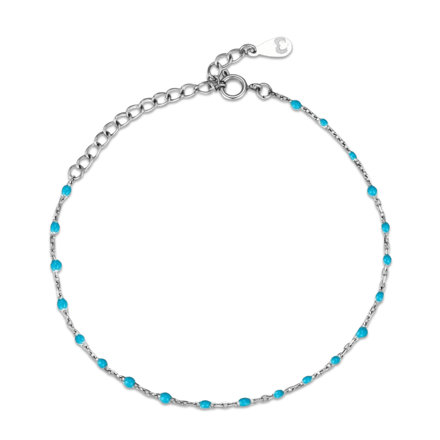 Chevillière bleu outremer · Argent