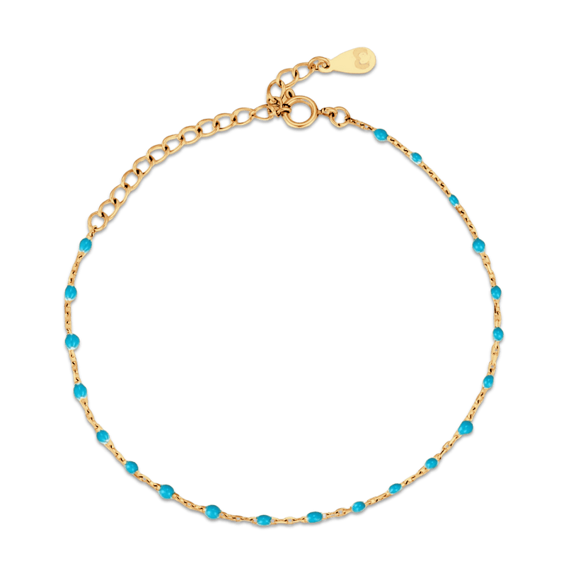 Bracelet de cheville Bleu outremer